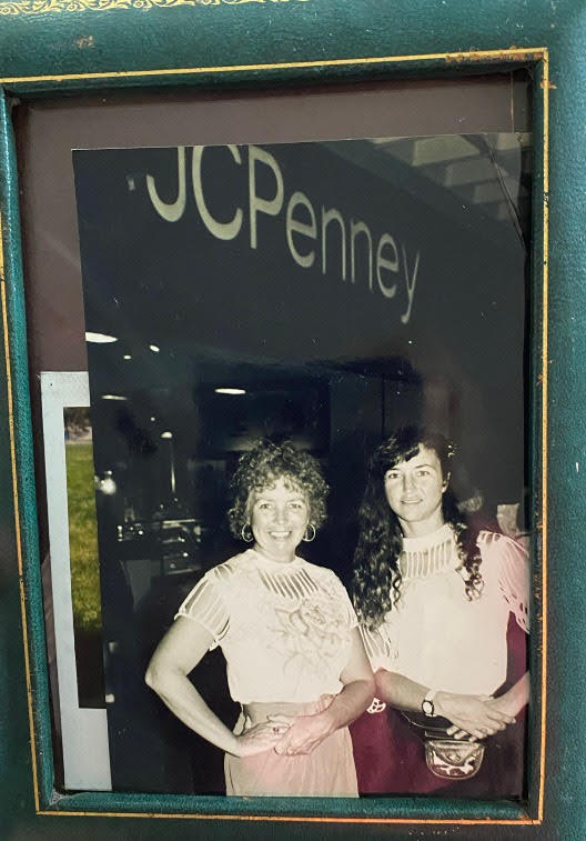 Beth and Marielle at JC Penneys